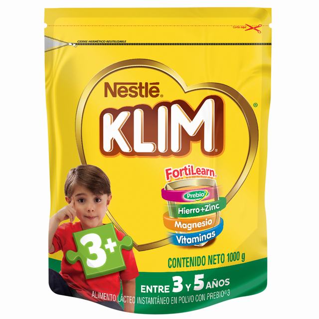 KLIM 3+ 1000 GR BOLSA - REG. INVIMA RSA-003889-2017