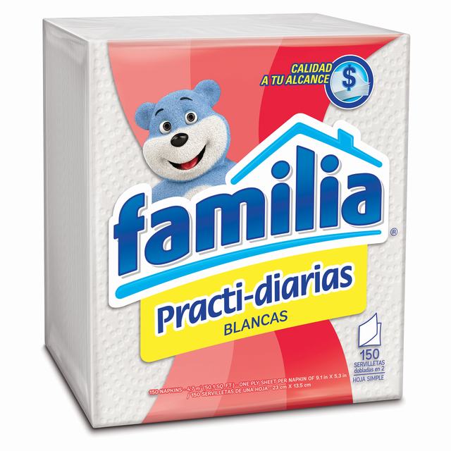 SERVILLETAS FAMILIA PRACTIDIARIA X 150 UDS