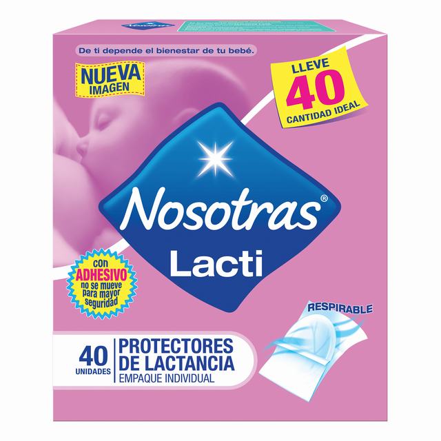 PROTECTORES LACTI NOSOTRAS X 40 UDS
