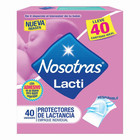 PROTECTORES LACTI NOSOTRAS X 40 UDS