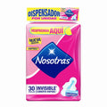 TOALLAS NOSOTRAS INVISIBLE RAPIGEL DISPENSADOR X 30 UDS - REG. INVIMA NSOA00221-09CO