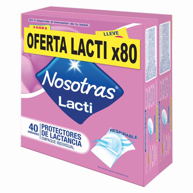 PROTECTORES NOSOTRAS LACTI 40 UDS X 2 UDS - REG. INVIMA NSOA02146-13CO