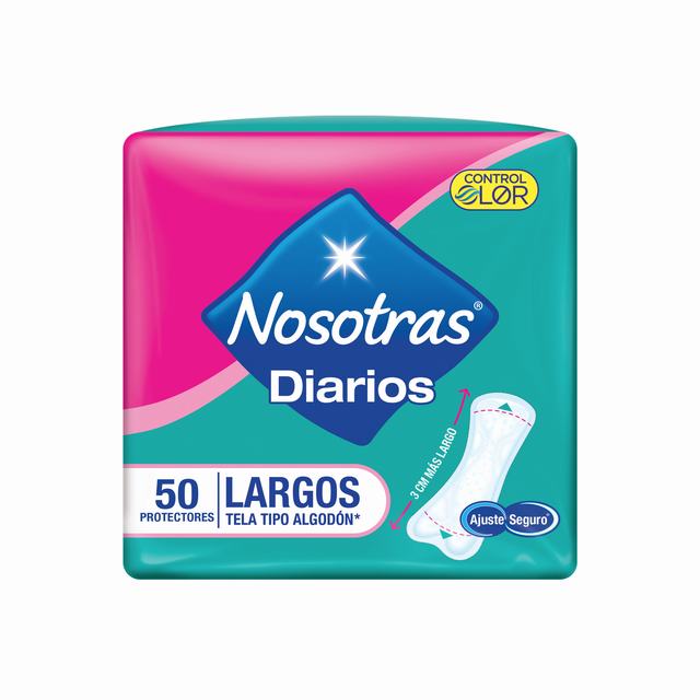PROT.NOSOTRAS DIARIOS LARGOS 50 UND - REG. INVIMA NSOA01532-12CO
