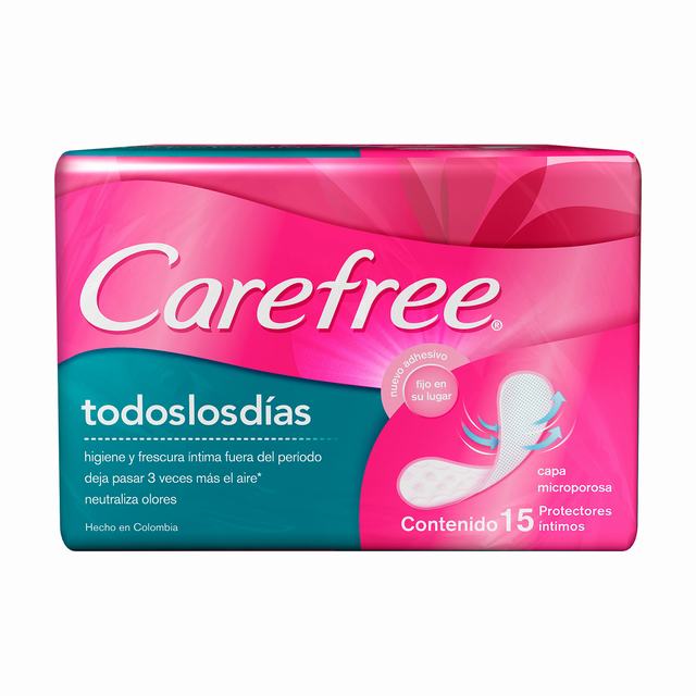 PROTECTORES CAREFREE TODOS LOS DÍAS X 15 UDS