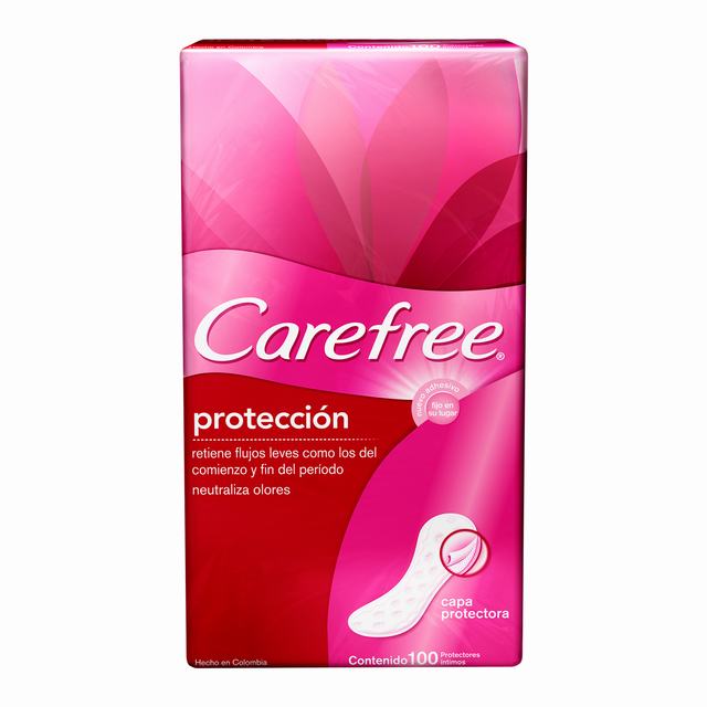 PROTECTORES CAREFREE ORIGINAL X 100 UDS