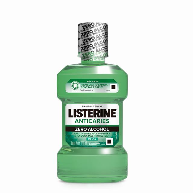 LISTERINE ZERO CAVITY PROTECTION 180 ML