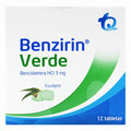 BENZIRIN VERDE EUCALIPTO 12 TABLETAS - BENCIDAMINA