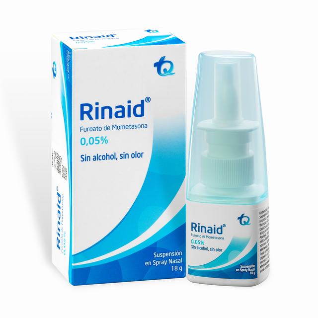 RINAID 0.05% SPRAY NASAL 18 GR - MOMETASONA FUROATO