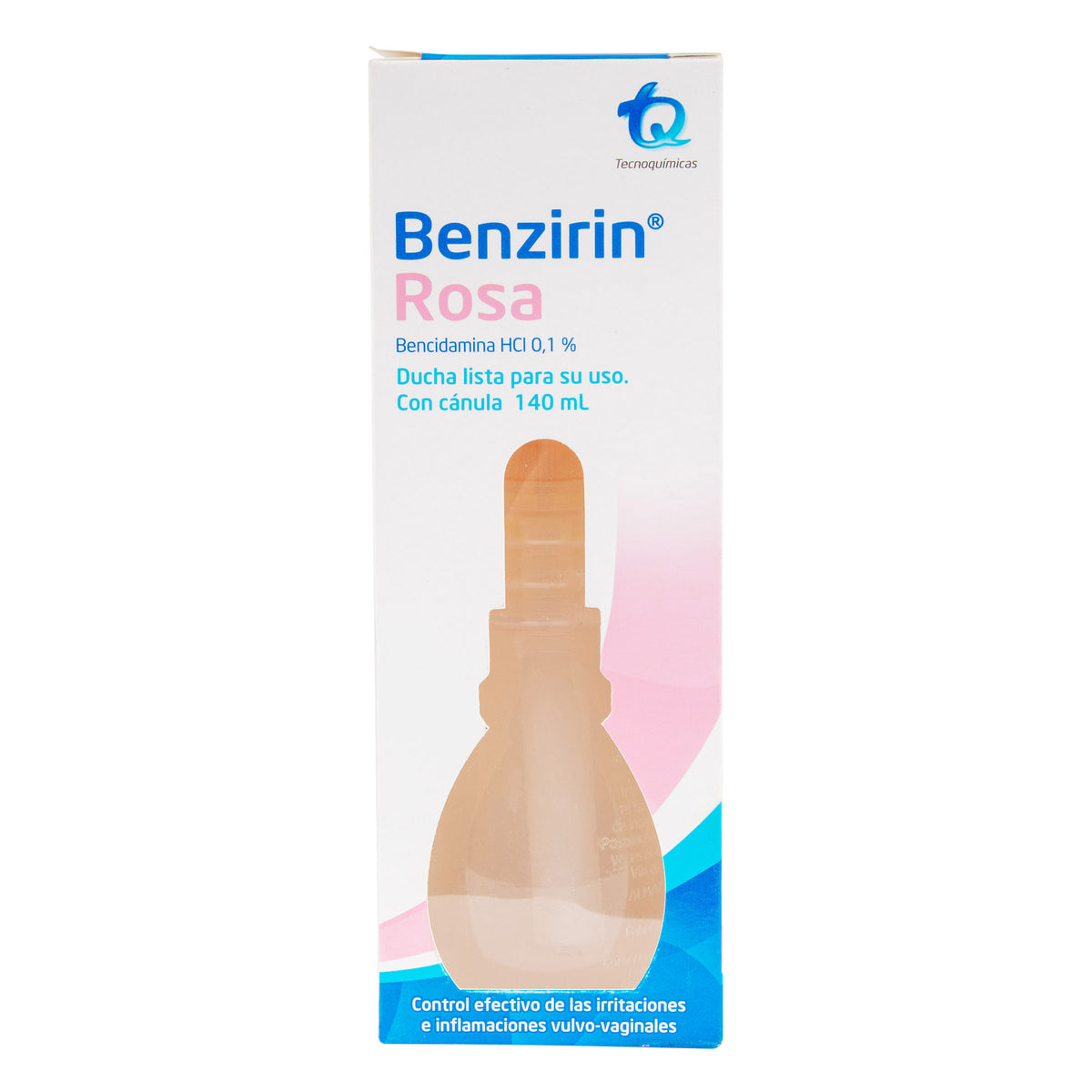 BENZIRIN ROSA DUCHA VAGINAL CANULA 140ML - BENCIDAMINA