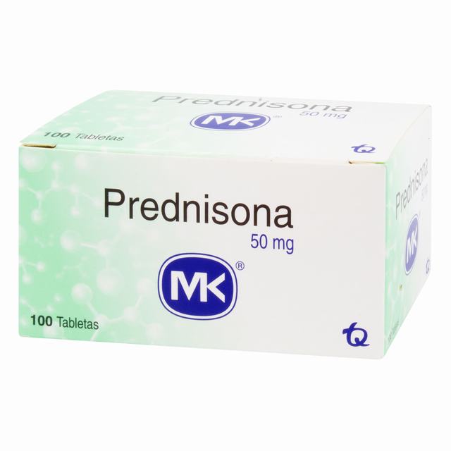 PREDNISONA 50 MG X 100 TABLETAS