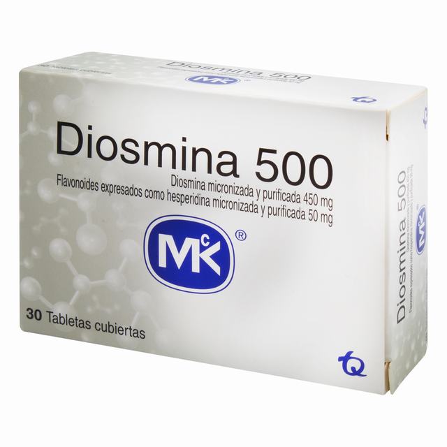 DIOSMINA HESPE 450/50MG 30 TBS MK - VENTA CON FORMULA MEDICA - REG. INVIMA 2021M-0005800-R1