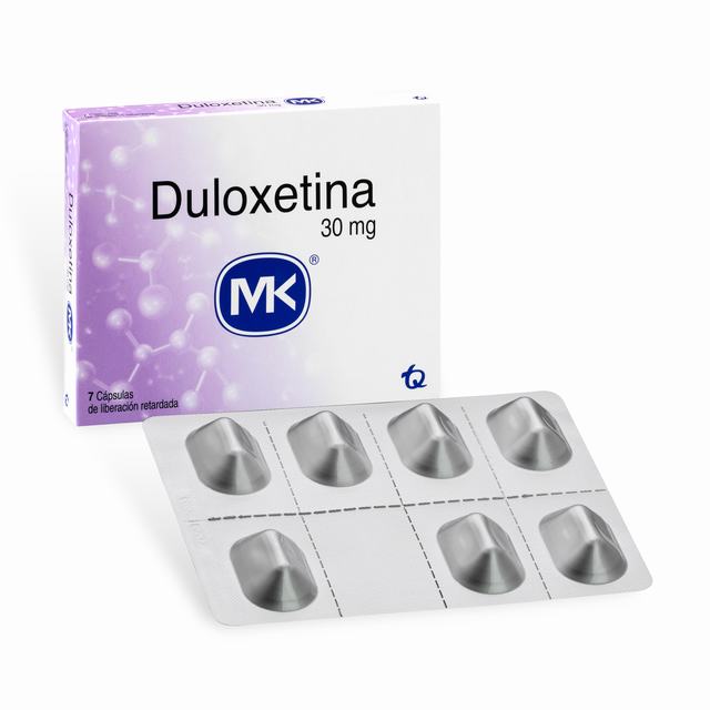 DULOXETINA 30 MG 7 CAPSULAS MK