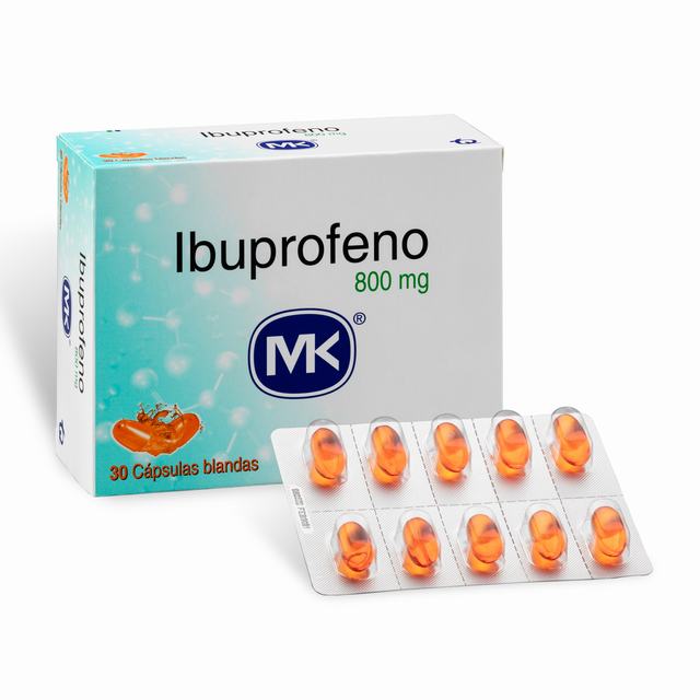 IBUPROFENO 800 MG MK X 30 CÁPSULAS BLANDAS