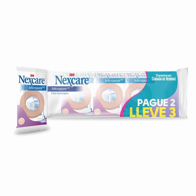MICROPORE PIEL 12X3 BOLSA PAGUE 2 LLEVE 3