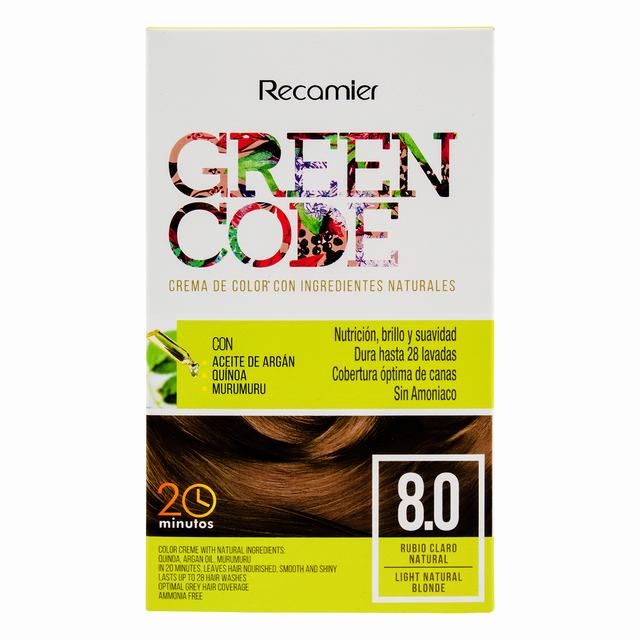 GREEN CODE KIT 8.0 RUBIO CLARO NATURAL