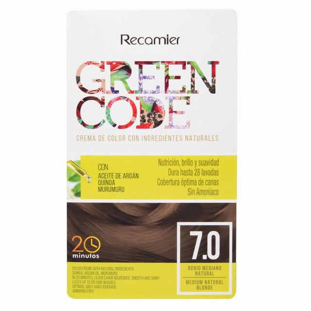 GREEN CODE KIT 7.0 RUBIO MEDIANO NATURAL - REG. INVIMA NSOC69828-15CO
