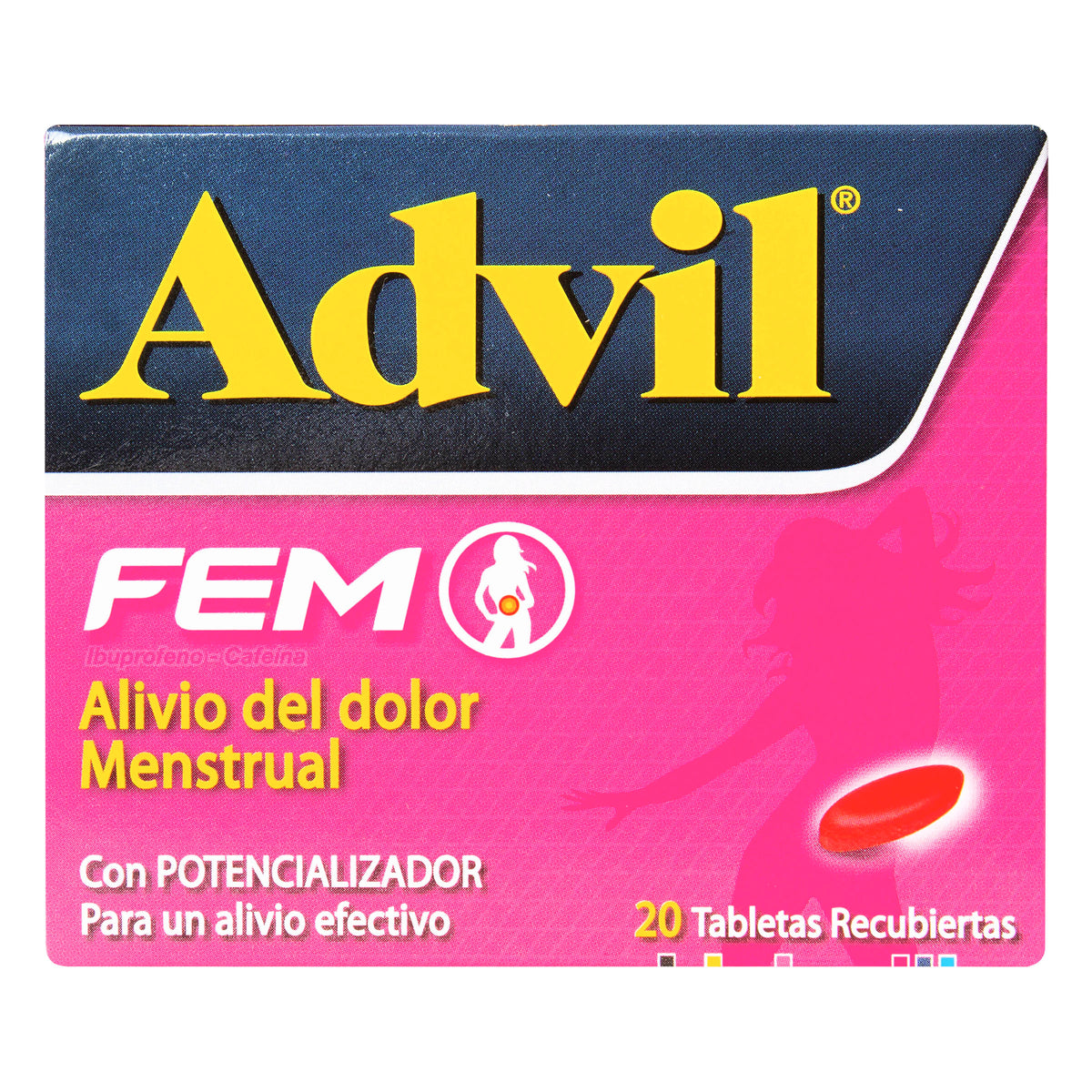 ADVIL FEM 20 TABLETAS - VENTA CON FORMULA MEDICA - REG. INVIMA 2015M-0016139