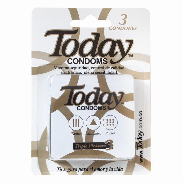 PRESERVAT.TODAY TRIPLE PLEASURE 3 UND - REG. INVIMA 2011DM-0007047