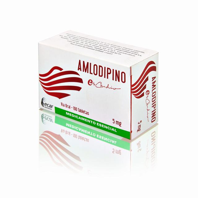 AMLODIPINO 5 MG X 100 TABLETAS