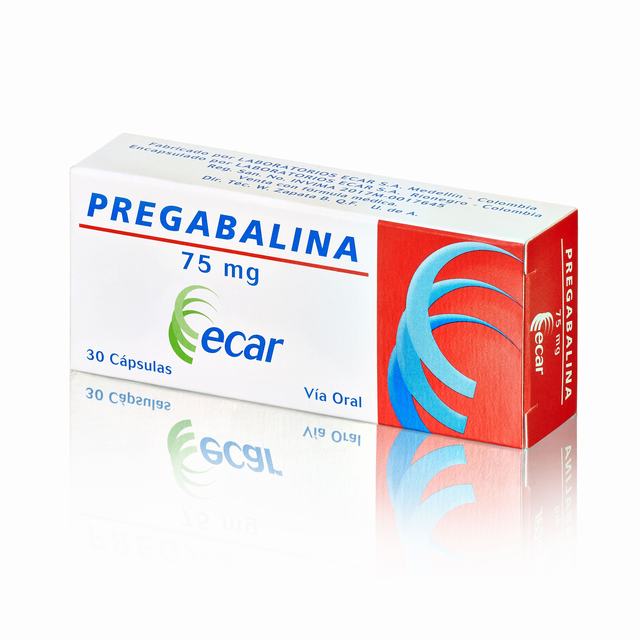 PREGABALINA 75 MG 30 CAP EC
