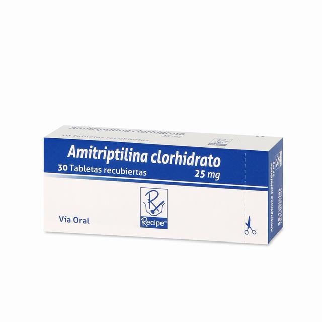 AMITRIPTILINA 25 MG X 30 TABLETAS