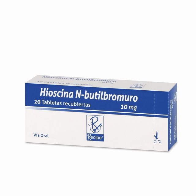 HIOSCINA N-BUTIL BROMURO 10 MG X 20 TABLETAS
