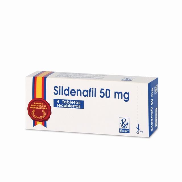 SILDENAFIL 50 MG X 4 TABLETAS