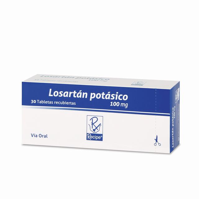 LOSARTAN 100 MG 30 TBS RC