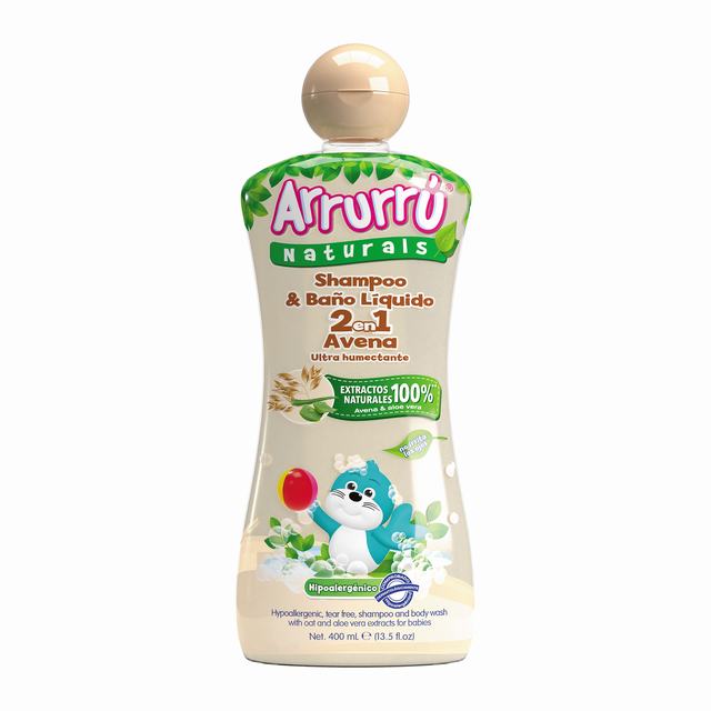 CHA.Y BANO ARRURRU NAT.2EN1 AVENA 400 ML