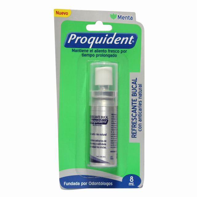 REFRESCANTE BUCAL PROQUIDENT MENTA 8 ML.