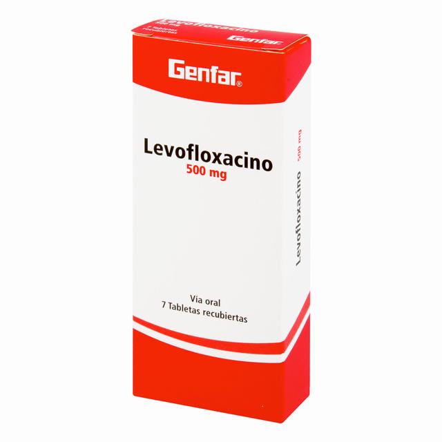 LEVOFLOXACINO 500 MG 7 TABLETAS GF