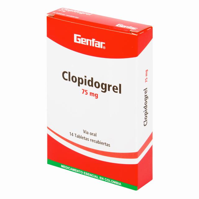 CLOPIDOGREL 75 MG 14 TABLETAS GF
