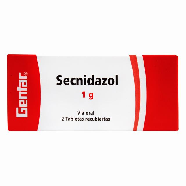 SECNIDAZOL 1 GR 2 TABLETAS GF - VENTA CON FORMULA MEDICA - REG. INVIMA 2022M-0008623-R1