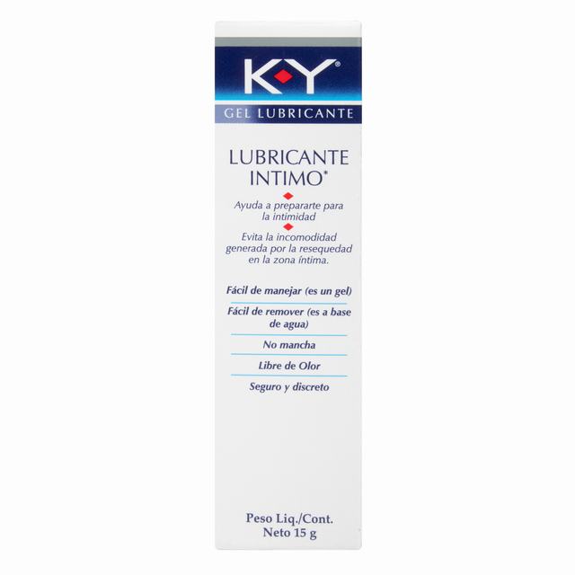 LUBRICANTE INTIMO K-Y GEL 15 GR - REG. INVIMA 2017DM-26578966