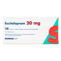 Escitalopram 20 mg x 28 tabletas