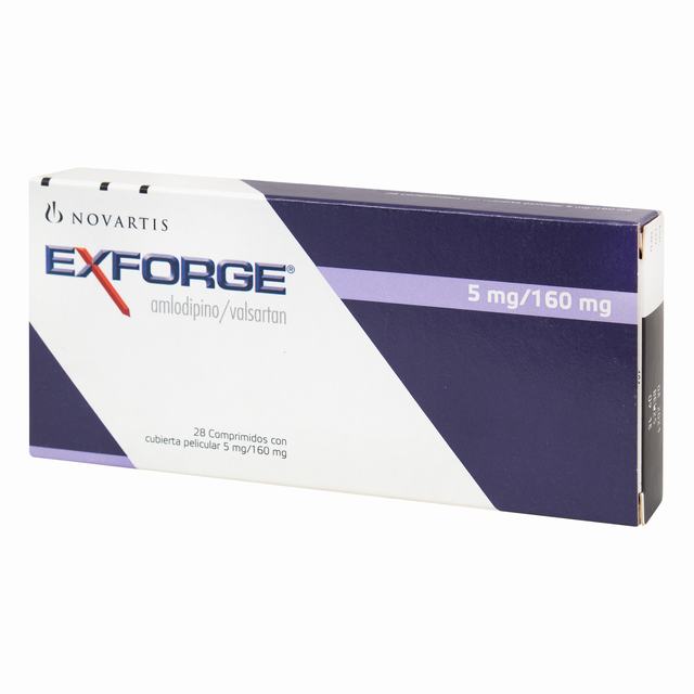 EXFORGE 5 MG/160 MG X 28 TABLETAS - VENTA CON FORMULA MEDICA - REG. INVIMA 2020M-0007062-R1