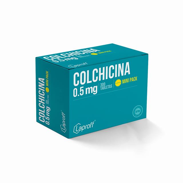 COLCHICINA 0.5 MG 300 TABLETAS LP