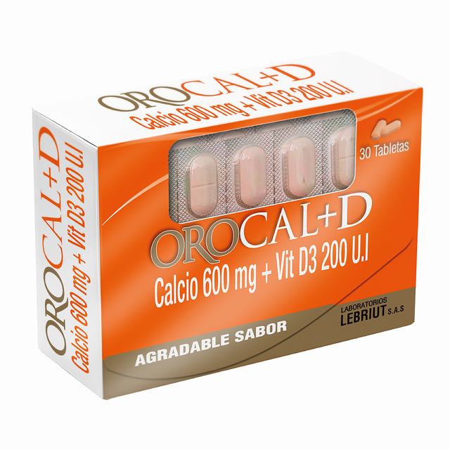 OROCAL D X 30 TABLETAS MASTICABLES