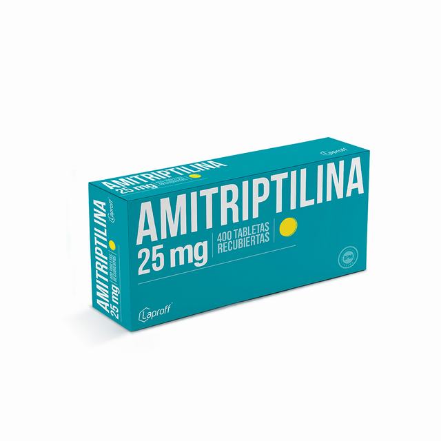 AMITRIPTILINA 25 MG 400 TABLETAS LP