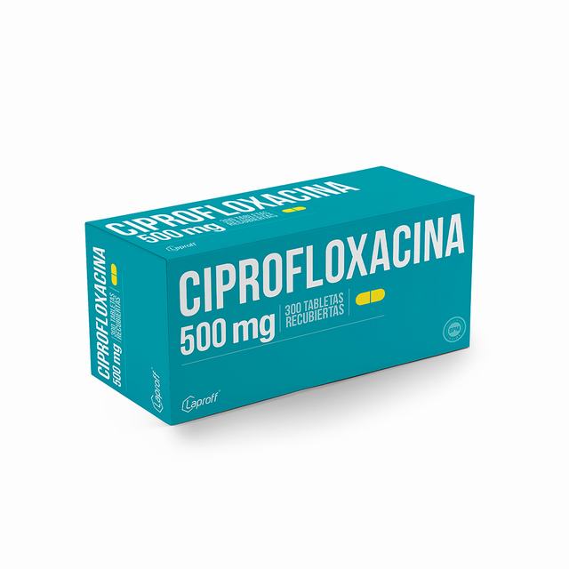CIPROFLOXACINA 500 MG 300 TABLETAS LP