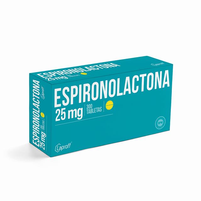 ESPIRONOLACTONA 25 MG X 300 TABLETAS