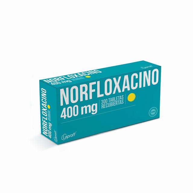 NORFLOXACINA 400 MG 300 TABLETAS LP
