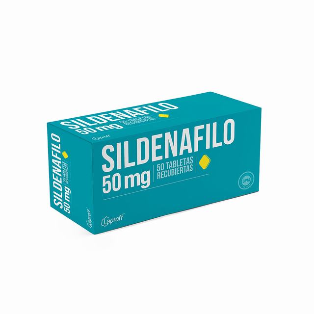 SILDENAFILO 50 MG 50 TABLETAS LP