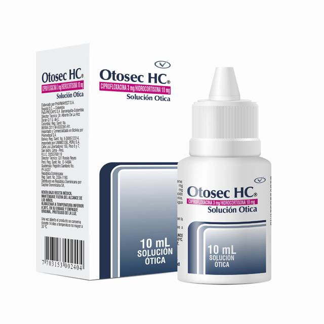 OTOSEC HC 0.3% GOTAS X 10 ML - REG. INVIMA 2018M-0000361-R2