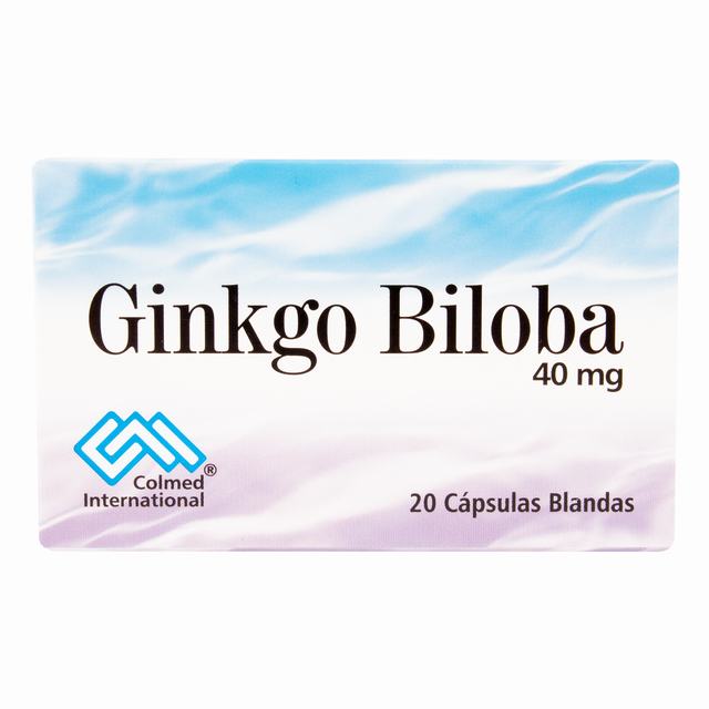 GINKGO BILOBA 40 MG 20 CAPSULAS PC - REG. INVIMA PFM2016-0000388-R1