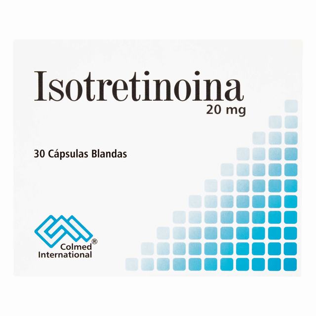 ISOTRETINOINA 20 MG 30 CAP. PC - VENTA CON FORMULA MEDICA - REG. INVIMA 2018M-0000929-R1