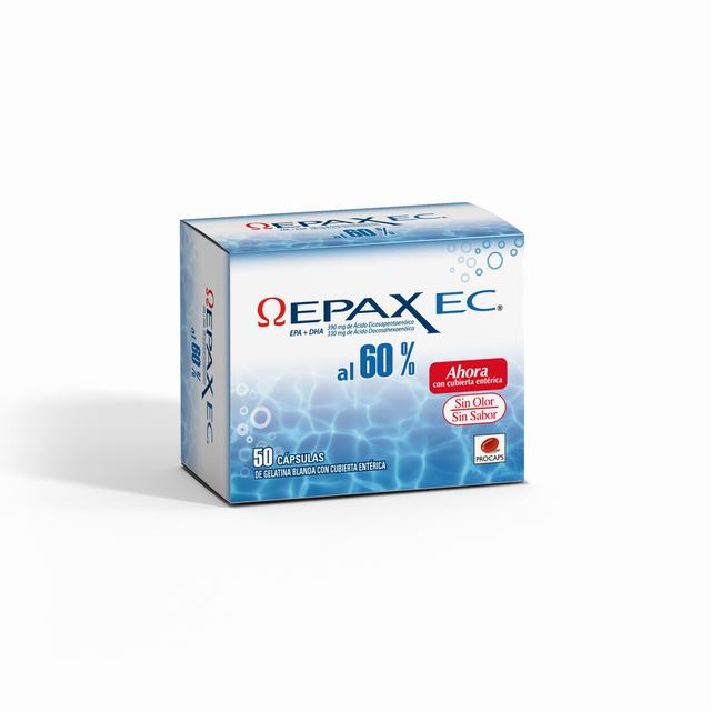 EPAX 720 MG EC 50 CAPSULAS - OMEGA 3