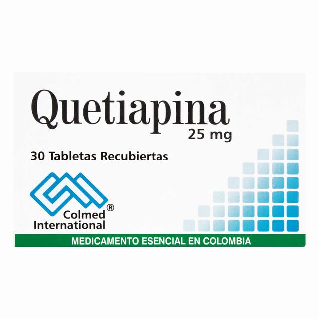 QUETIAPINA 25 MG 30 TBS PC (M)13950 - VENTA CON FORMULA MEDICA