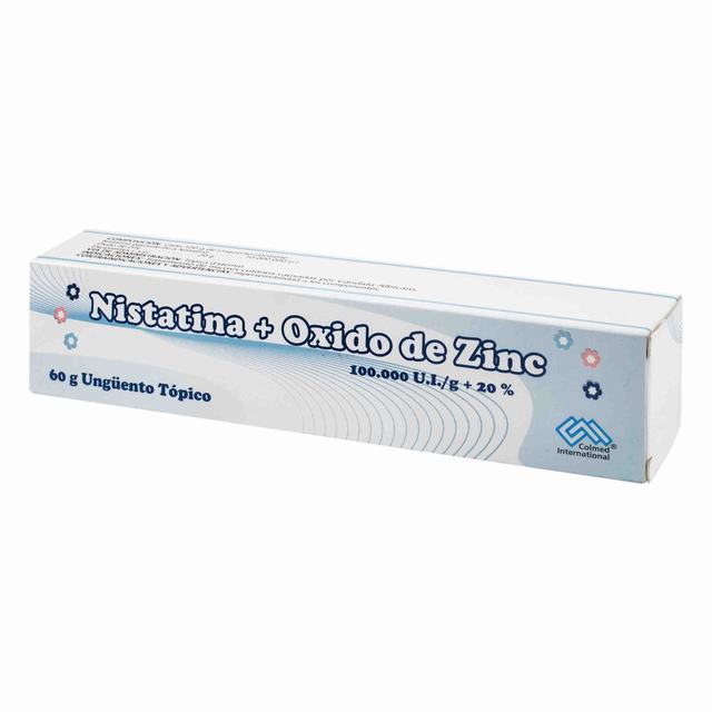 NISTATINA+OXIDO DE ZINC 60 GR PC - VENTA CON FORMULA MEDICA - REG. INVIMA 2018M-0009123-R1