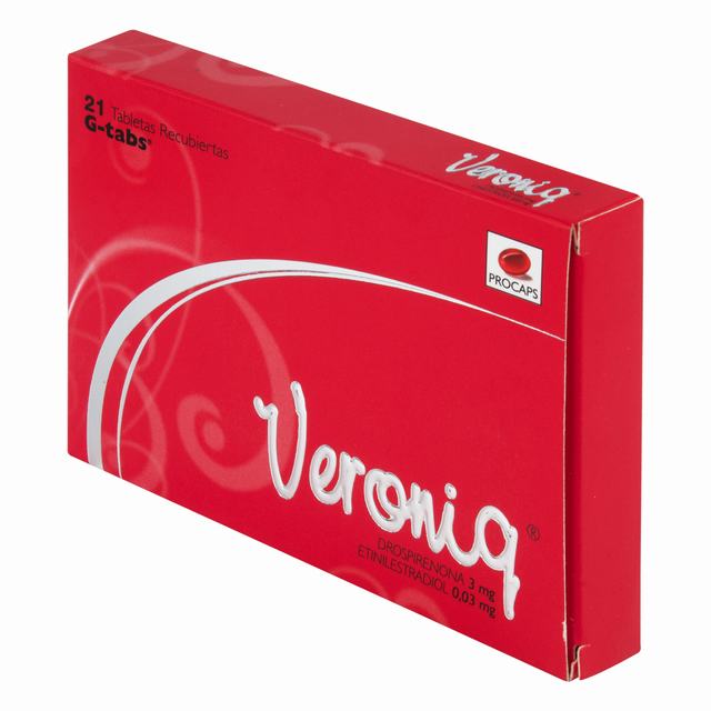 VERONIQ 21 TABLETAS - VENTA CON FORMULA MEDICA - REG. INVIMA 2008M-0008390